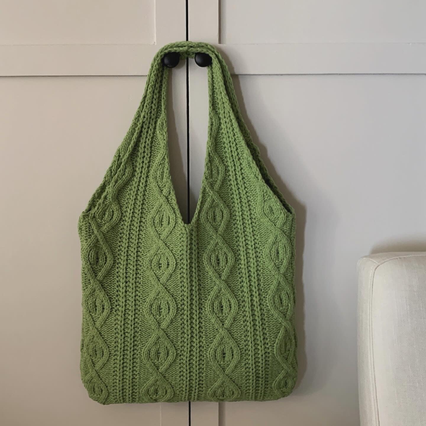 Retro Knitwork Tote