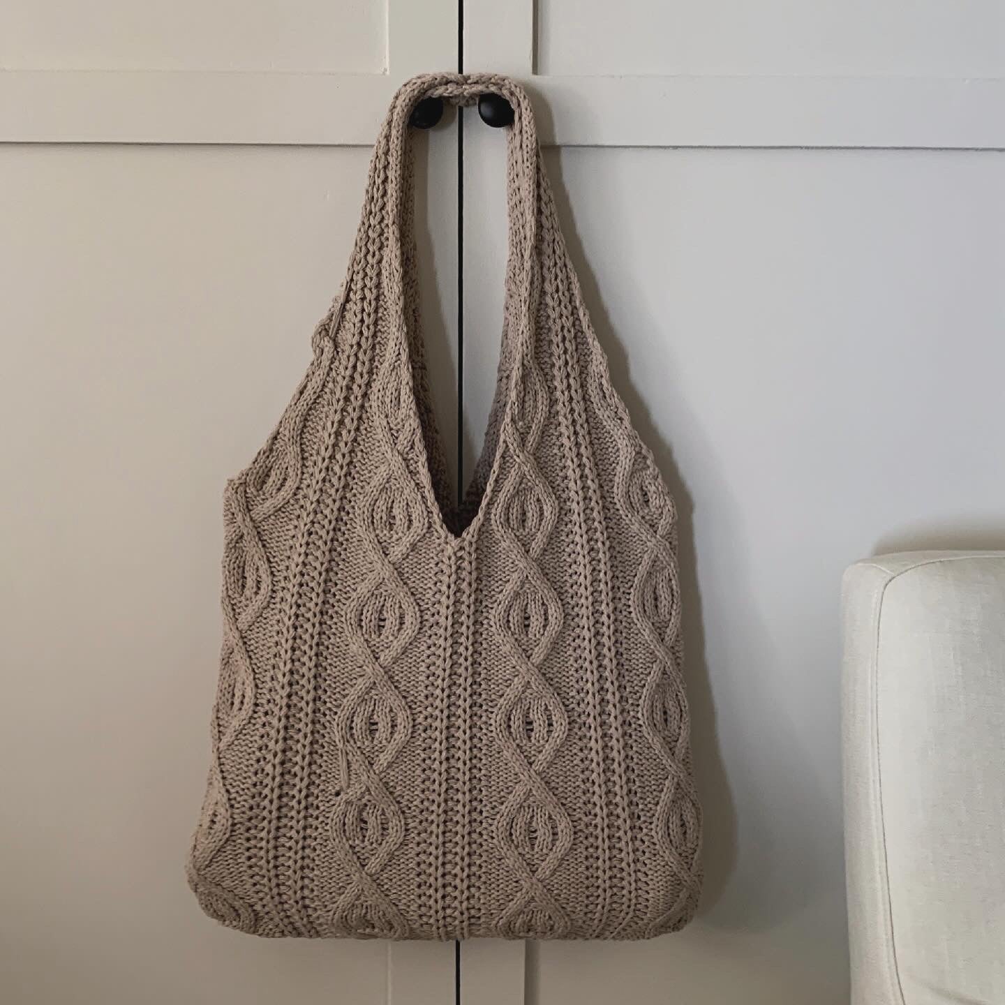 Retro Knitwork Tote