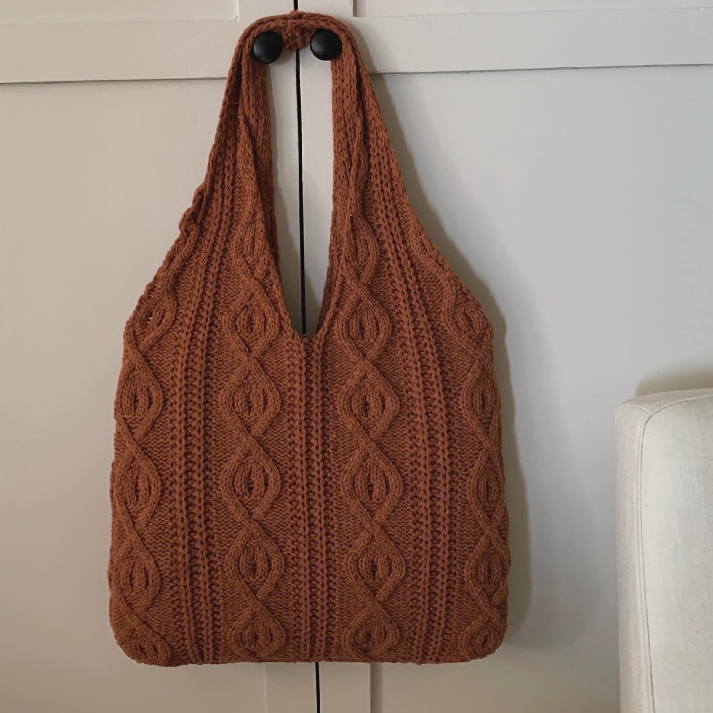 Retro Knitwork Tote