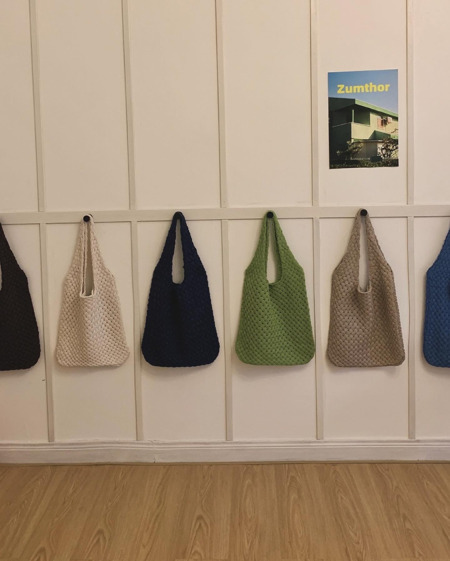 Hollow Haven Knit Tote