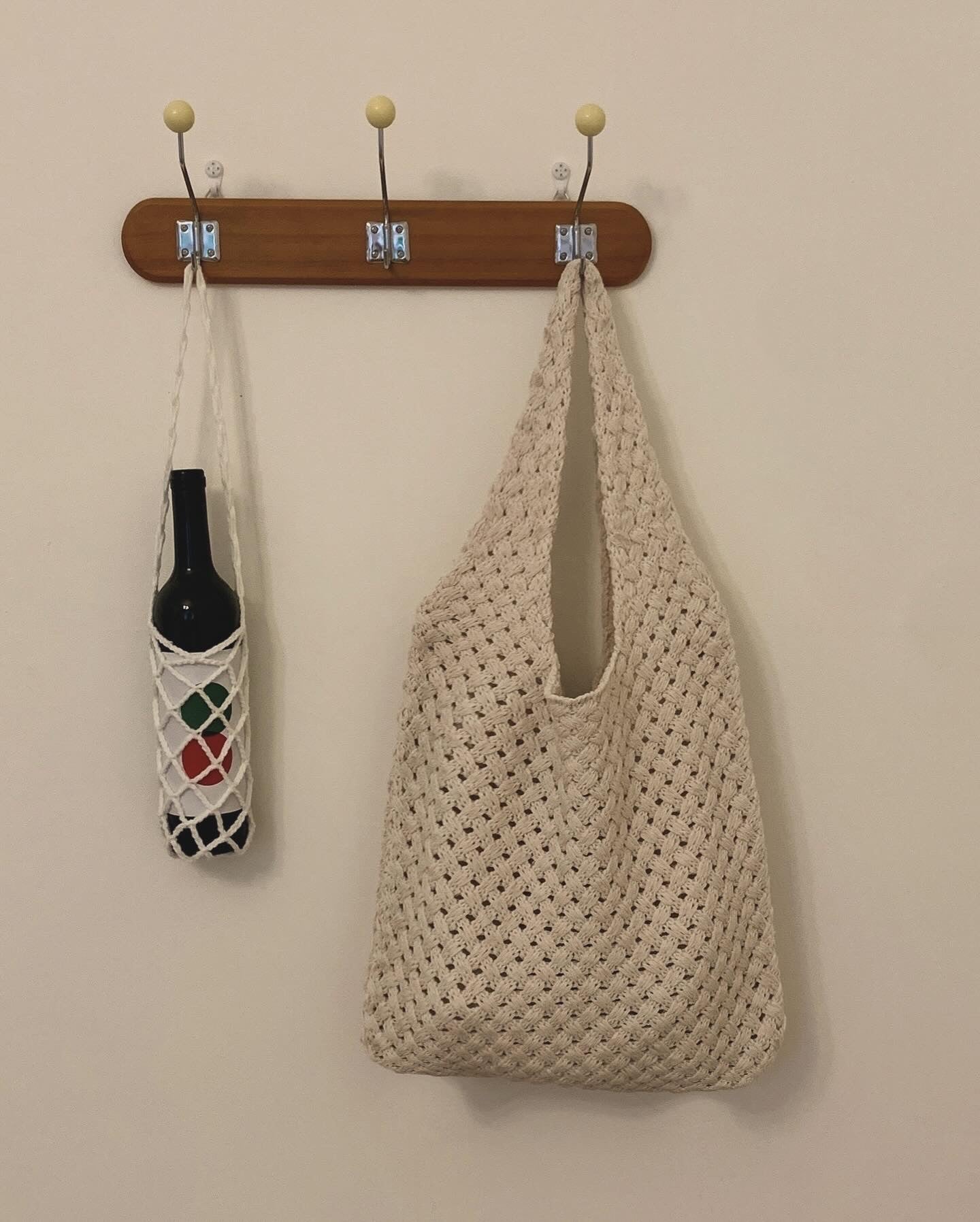 Hollow Haven Knit Tote