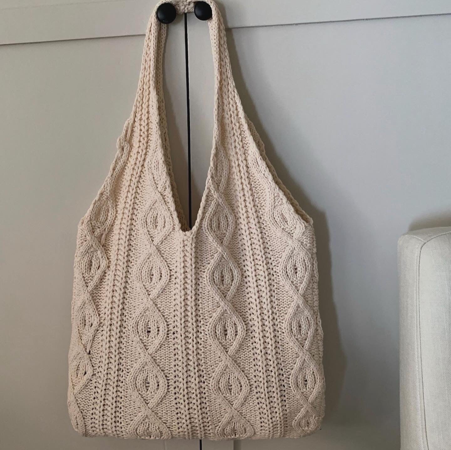 Retro Knitwork Tote