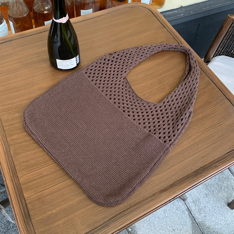 Mesh Knit Tote Bag