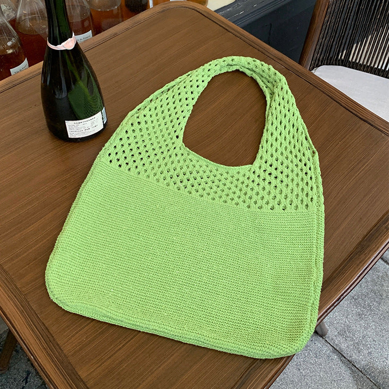 Mesh Knit Tote Bag