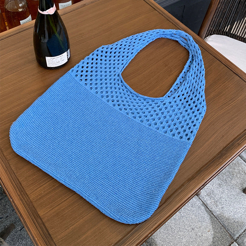 Mesh Knit Tote Bag