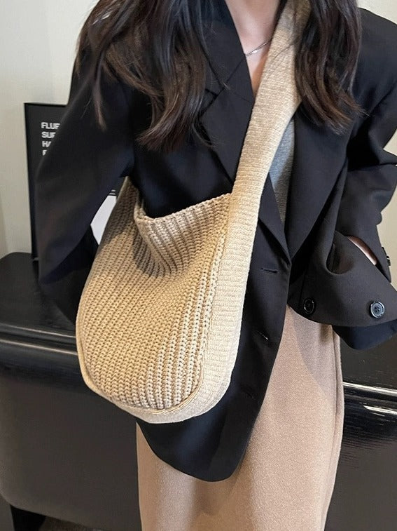 Classic Knit Shoulder Tote