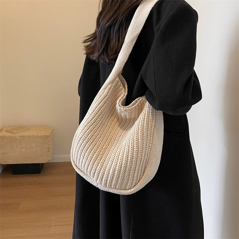 Classic Knit Shoulder Tote