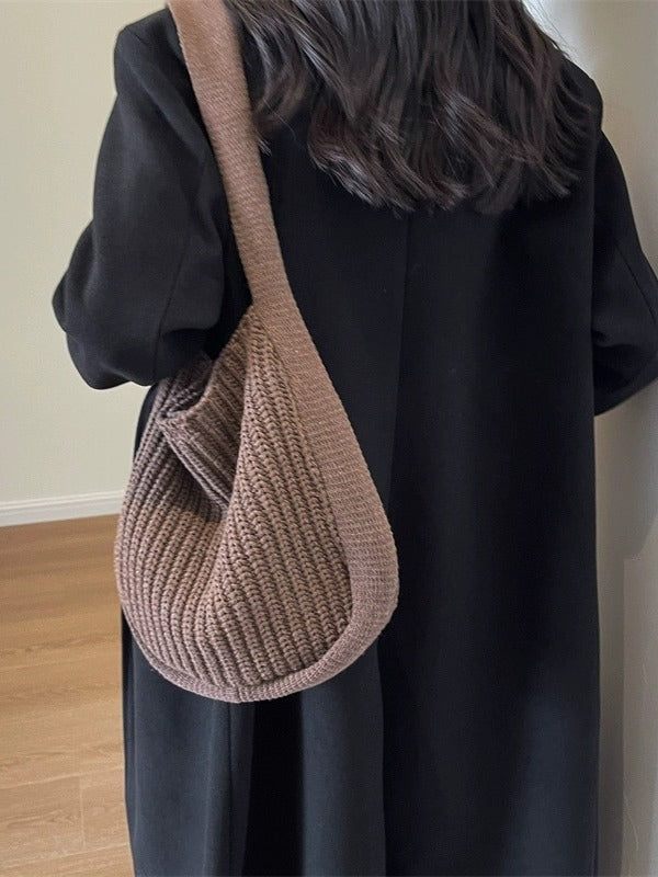 Classic Knit Shoulder Tote