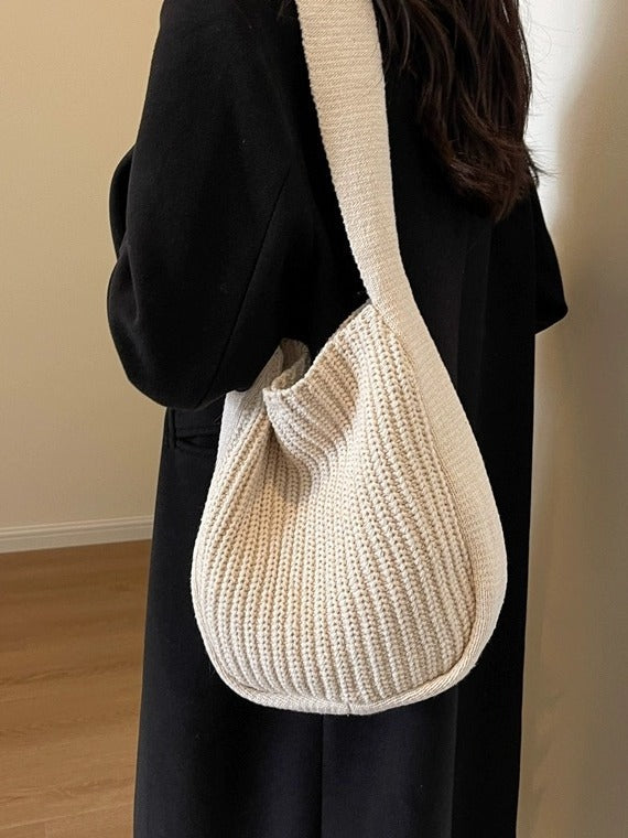 Classic Knit Shoulder Tote