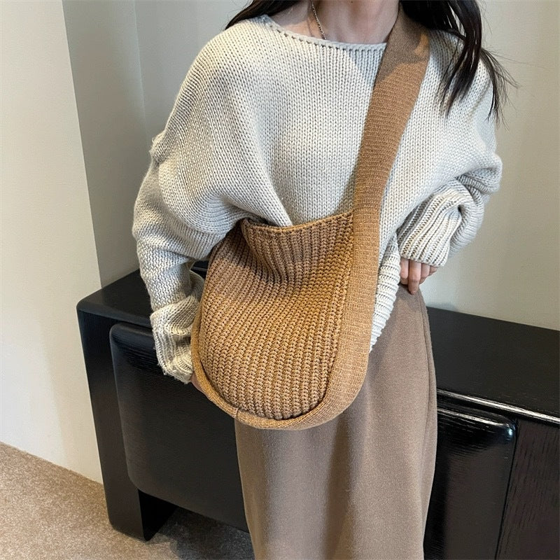 Classic Knit Shoulder Tote