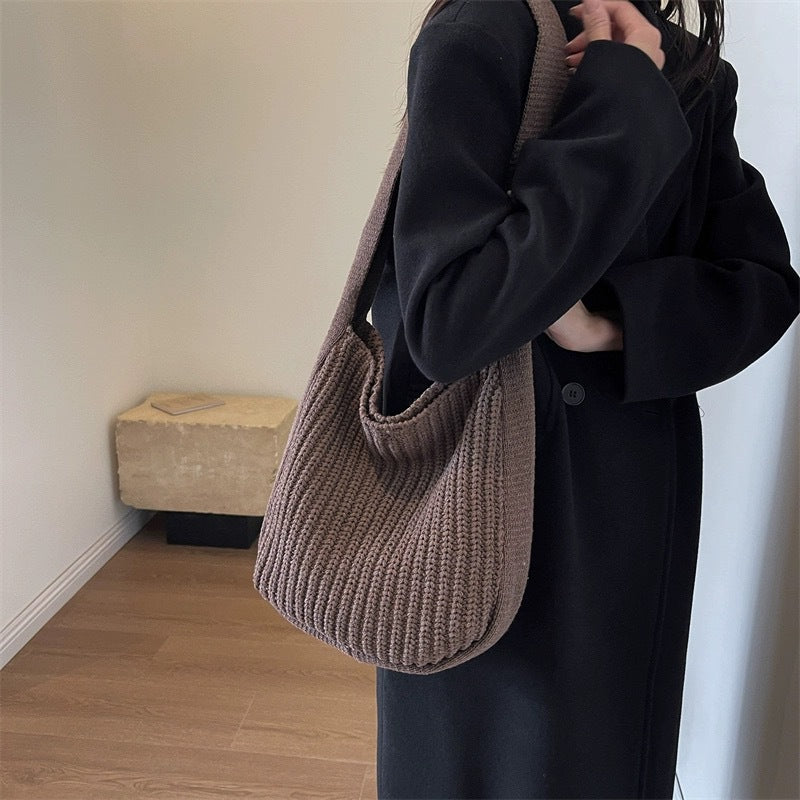 Classic Knit Shoulder Tote