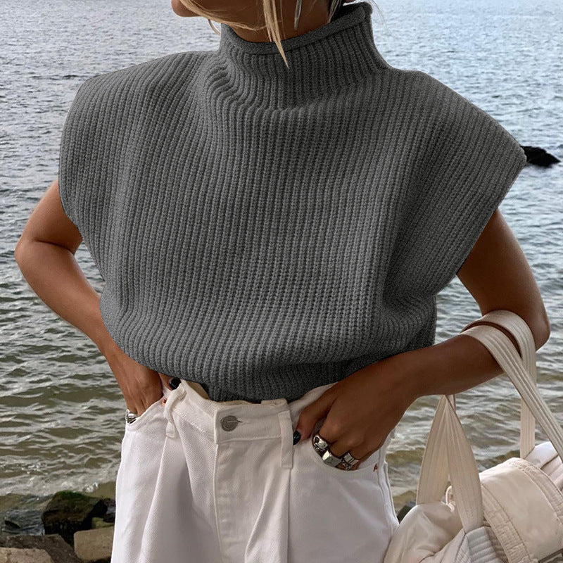 New Fall/Winter Solid Color Knit Sweater