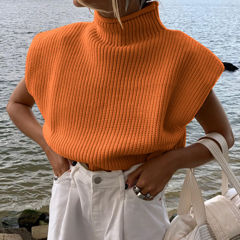 New Fall/Winter Solid Color Knit Sweater