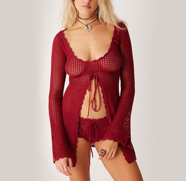 Summer Crochet Cover-Up Dress - Beach Bikini or Everyday Layer