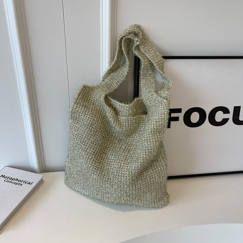 New Casual Chic Knit Tote Bag